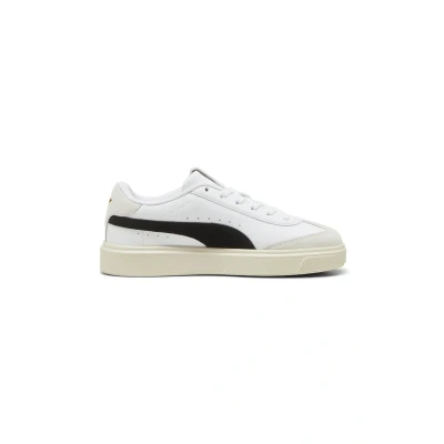 Abbildung von puma Lajla T TOE WNS Sneaker low, Damen, Größe: 38.5, white black Leder/synthetik