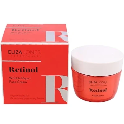 Abbildung von Eliza Jones Gesichtstagescreme 50 ml, Intensive Feuchtigkeitsversorgung, Faltenprävention und Strahlender Hauteffekt (Retinol Wrinkle Repair)