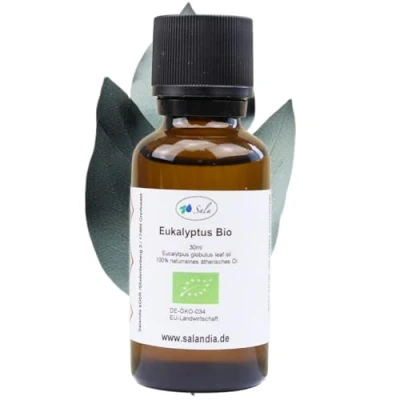 Abbildung von Sala Eukalyptusöl Globulus Aroma ätherisches Öl BIO zum Verzehr 100% naturrein 30 ml