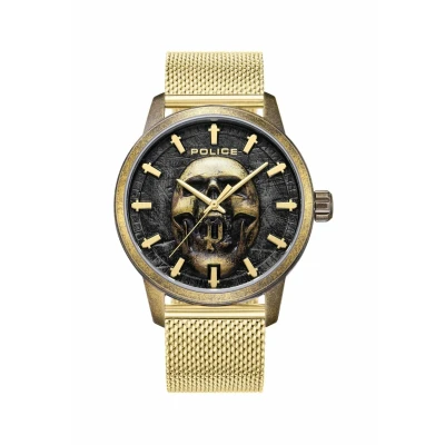 Abbildung von Police Quarz RAHO Uhr, Herren, Größe: One Size, Gold
