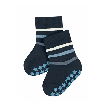 Abbildung von Falke Multi Stripe CP Socken für Kinder, Größe: 74/80, Space blue
