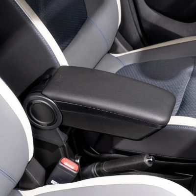 Abbildung von Rati Armster3 Armlehne passend für FIAT 500 2016 (NICHT zum elektrische 500e) Mittelarmlehne mit Staufach, passgenau Mittelkonsole