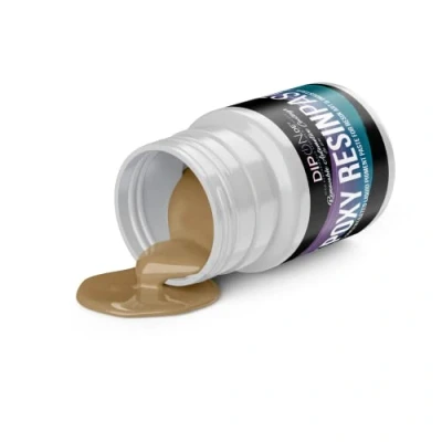 Abbildung von Epoxy Resin (Epoxidharz) Pigment Paste Beige ca. RAL 1001 Profi Hochpigmentierte Farbpaste für Epoxidharz Polyurethan Kunstharz Art (30 Gramm)