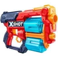 Abbildung von XSHOT Excel Xcess Blaster mit Darts, Dartblaster