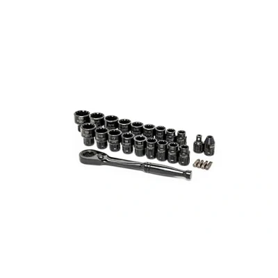 Abbildung von Crescent CX6PT25 3/8&quot; Drive Pass Thru™ X6™ Standard Spline Mechanik Werkzeugsatz, 25 Stück