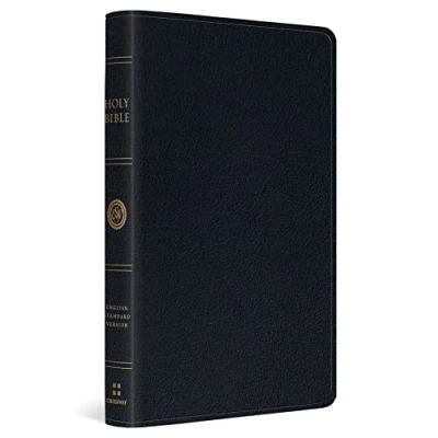 Abbildung von ESV Large Print Thinline Reference Bible: English Standard Version, Black, Genuine Leather, Bible