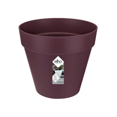 Abbildung von Elho Loft Urban Rund 25 Blumentopf Maulbeer Draußen Ø 24.5 x H 22.2 cm