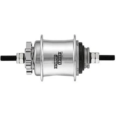 Abbildung von Getriebenabe 2 Fach Sturmey Archer &quot;Automatic A2K 36 Zähne Für Scheibenbremse Silber
