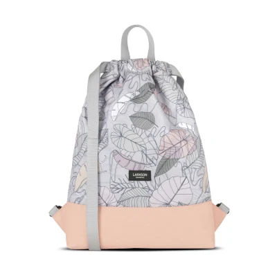 Abbildung von Larkson NO 7 Turnbeutel Tagesrucksack, Größe: One Size, Blushed leaves