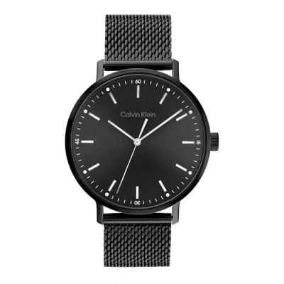Abbildung von Calvin Klein Modern Unisex Uhr, Größe: One Size, Black