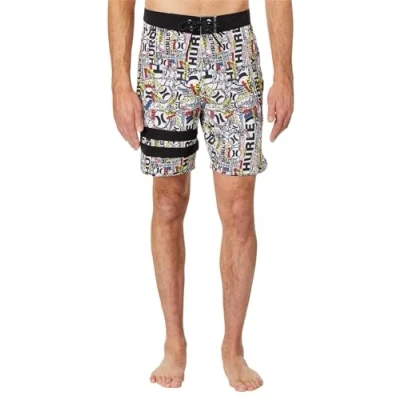 Abbildung von Hurley Herren Phantom ECO 25TH S1 Block Party 18&quot; Boardshorts, Barely Bone, 48