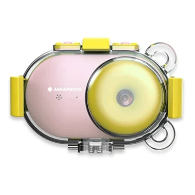 Abbildung von AgfaPhoto Fotokamera, wasserdicht, für Kinder, inkl. MSD8GB Rosa