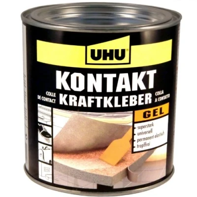 Abbildung von 6 x Uhu Kraftkleber Kontakt gelförmig Dose 640g