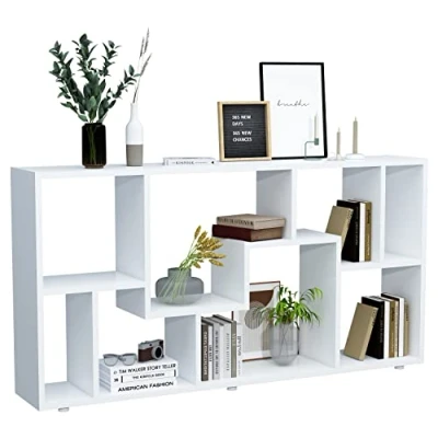 Abbildung von VCM Standregal Holz Stand Regal Raumteiler Bücherregal Lanisa L, 1 tlg.