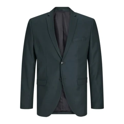 Abbildung von Jack &amp; Jones Klassischer Anzugsakko, Herren, Größe: 46, Darkest spruce