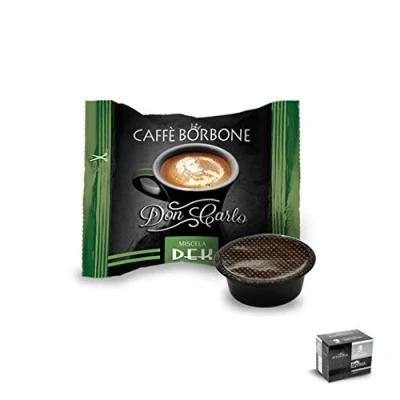Abbildung von 50 Kapseln Borbone GRÜN / DEK Produkte Lavazza A Modo Mio* Kompatible