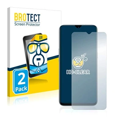 Abbildung von BROTECT (2 Stück Schutzfolie für realme X2 Displayschutz Folie Ultra Klar