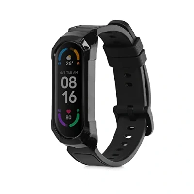 Abbildung von kwmobile Uhrenarmband Sportarmband für Xiaomi Mi Band 6 / 5 4, Armband TPU Silikon Fitnesstracker