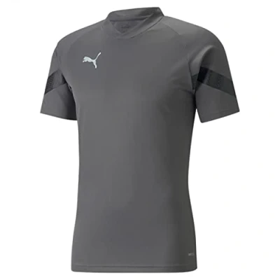 Abbildung von puma Teamfinal Training Fussball Sport Tshirt, Herren, Größe: XXL, Smoked pearl black silver