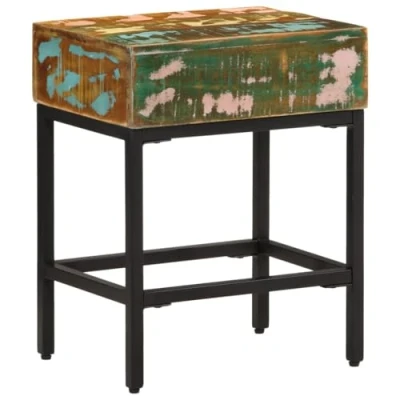 Abbildung von vidaXL Beistelltisch 40x30x51 cm Altholz Massiv, Couchtisch, Lampentisch, Sofatisch, Tisch, Wohnzimmertisch, Konsolentisch, Kaffeetisch, Teetisch