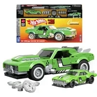 Abbildung von ​Mattel Brick Shop Hot Wheels Speed Serie Bauset, Custom ’68 Camaro mit 289 Teilen, realistischen Details und individuellen Aufklebern, für Sammler Kinder ab 10 Jahren, JFT16