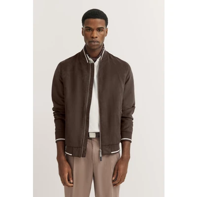 Abbildung von bugatti Blouson, ohne Kapuze, aus wasserabweisendem Velourleder