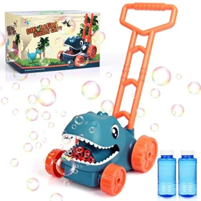 Abbildung von Apritsce Seifenblasenmaschine, Dinosaurier Automatische Blasenmacher, Seifenblasenpistole für Kinder Outdoor Garten Spielzeug, Bubble Machine Hochzeit Geburtstag Party