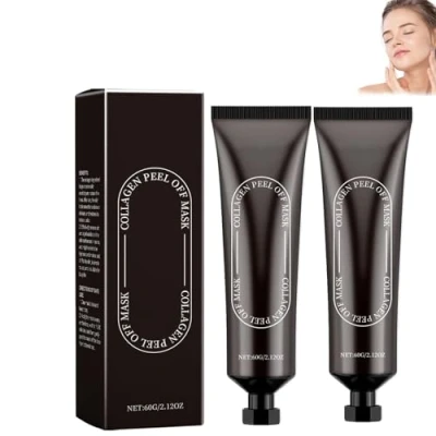 Abbildung von SS Collagen Reverse Volume Peel off Face Mask Pack, Bio Real Deep Mask, Hydrolyzed Korean Skin Care Facial Beauty Skincare (2 Pcs)