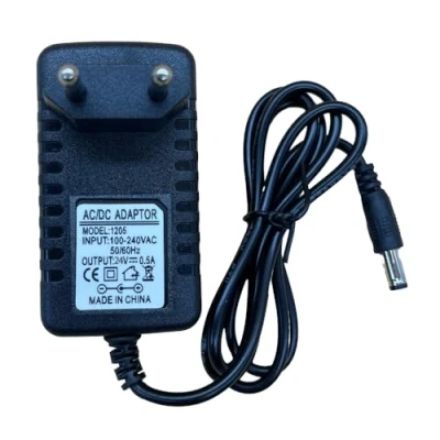 Abbildung von 12W Ladegerät Kompatibel Mit Kleine Elektronische Geräte AC zu DC 24V 0.5A Netzteil,Stecker 5,5 mm x 2,5(2,8) mm, Plug EU