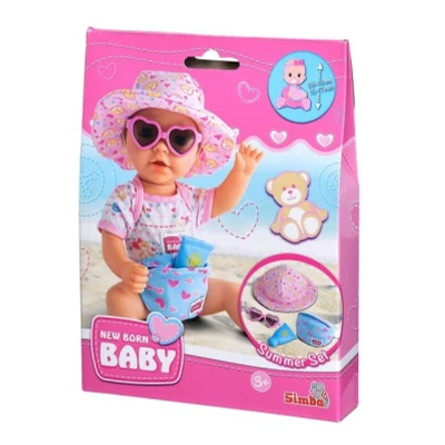 Abbildung von SIMBA Babypuppe New Born Baby Sommer Set für alle Puppen 38 43 cm 105560005