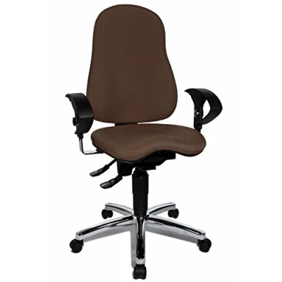 Abbildung von Topstar Bürostuhl Sitness 10 inkl. höhenverstellbare Armlehnen dunkelbraun