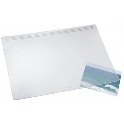 Abbildung von Läufer 32740 Matton Transparent Mattiert, Schreibtischunterlage 49x70 cm, durchsichtige Schreibunterlage für besonders Hohen Schreibkomfort