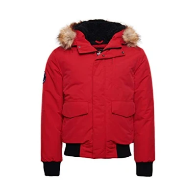 Abbildung von Superdry Everest Winterjacke, Herren, Größe: Small, High risk red