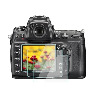 Abbildung von Nikon LCD Displayschutzfolien für D7000, D90, D700, D300S Digitalkamera, 2 Stück