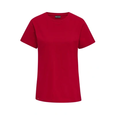 Abbildung von Hummel Basic Tshirt basic, Damen, Größe: Large, Tango red