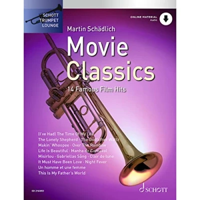 Abbildung von Movie Classics: 14 bekannte Film Melodien. Band 3. Trompete. (Schott Trumpet Lounge, 3)