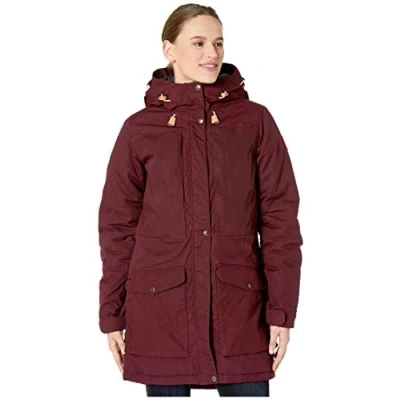 Abbildung von Fjallraven Damen Sport JACKET Singi Wool Padded Parka W, Dark Garnet, XS, 89859