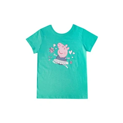 Abbildung von Peppa Pig Wende 2 Motive Tshirt print für Kinder, Größe: 104/110, Mehrfarbig