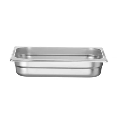 Abbildung von HENDI Gastronormbehälter, Temperaturbeständig von 40 bis 300C, Heissluftöfen Kühl und Tiefkühlschränken Chafing Dishes Bain Marie, perforiert, 4L, GN 1/2, 325x265x(H)65mm, Edelstahl 18/10