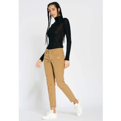 Abbildung von Gang Amelie Cropped Stoffhose, Damen, Größe: 26, Chestnut