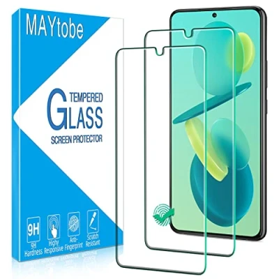 Abbildung von MAYtobe 2 Stück Schutzglas für Samsung Galaxy S22 5G Schutzfolie, Frei von Kratzern, 9H Härte, 0.33mm Ultra Klar Displayschutzfolie, Blasenfrei