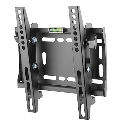 Abbildung von CAVO TV Halterung neigbar, für Flach &amp; Curved Fernseher Monitor Wandhalterung, (für 23 42 Zoll Bildschirme bis 50 kg, max. VESA 200x200 mm)