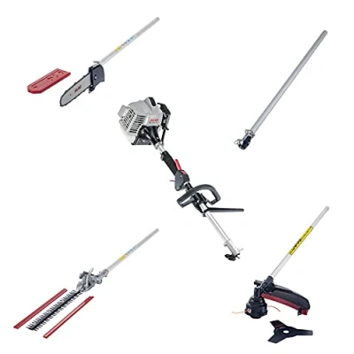Abbildung von AL KO Benzin Motorsense BC 260 MT Multitool, 25 cm Arbeitsbreite Messer, 41 Faden, Komplett Set mit Schaftverlängerung