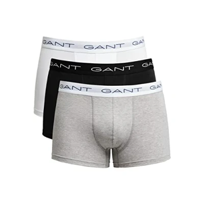 Abbildung von GANT Solid Trunk 3 PACK Panties, Herren, Größe: Small, Grey melange