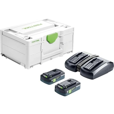 Abbildung von Festool Energie Set SYS 18V 2x4,0/TCL 6 Duo (mit Akkupacks BP 18 Li 4,0, Schnellladegerät), im Systainer