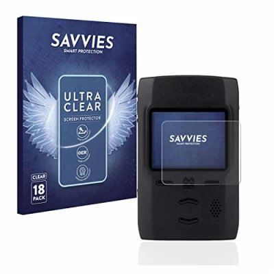 Abbildung von Savvies 18 Stück Schutzfolie für Motorola Advisor TPG2200 Displayschutz Folie Ultra Transparent