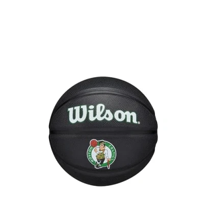Abbildung von Wilson Team Tribute Boston Celtics Mini Ball WZ4017605XB, Unisex basketballs, Black, 3 EU