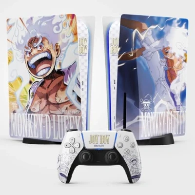 Abbildung von PS5 Skin Gear 5 Sticker, Aufkleber für Playstation 5, Konsole und Controller, Standard Edition Disc, (1 Controller)