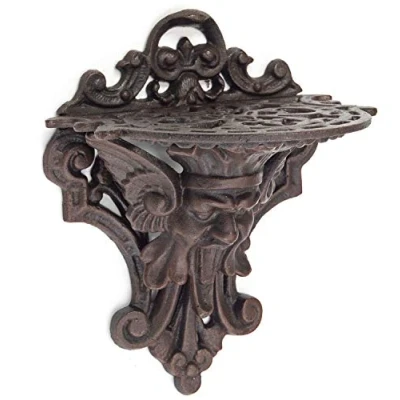 Abbildung von aubaho Gargoyle Regal Wandregal Konsole Wandkonsole Fabelwesen Garten Eisen Antik Stil