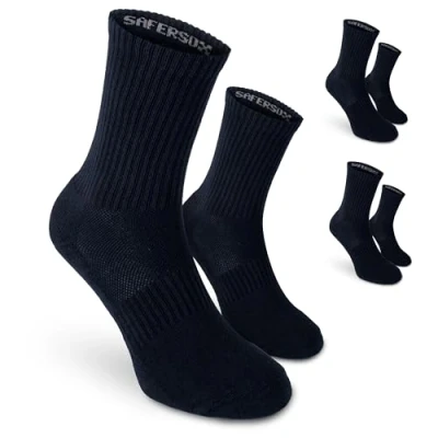 Abbildung von Safersox 3Pck Mückensocken Sportsocken Dunkelblau, Gr. 43 46